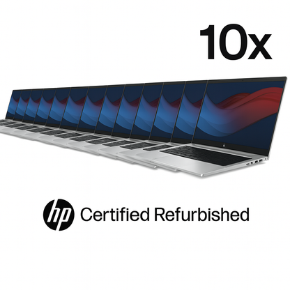 10x Certified Refurbished HP EliteBook 840 G8 14" i5-11th Gen 16GB 512GB SSD Win11 Pro